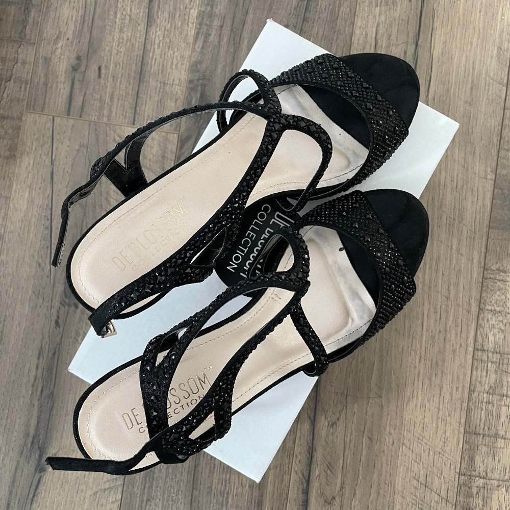 David's Bridal Bejeweled Shoe